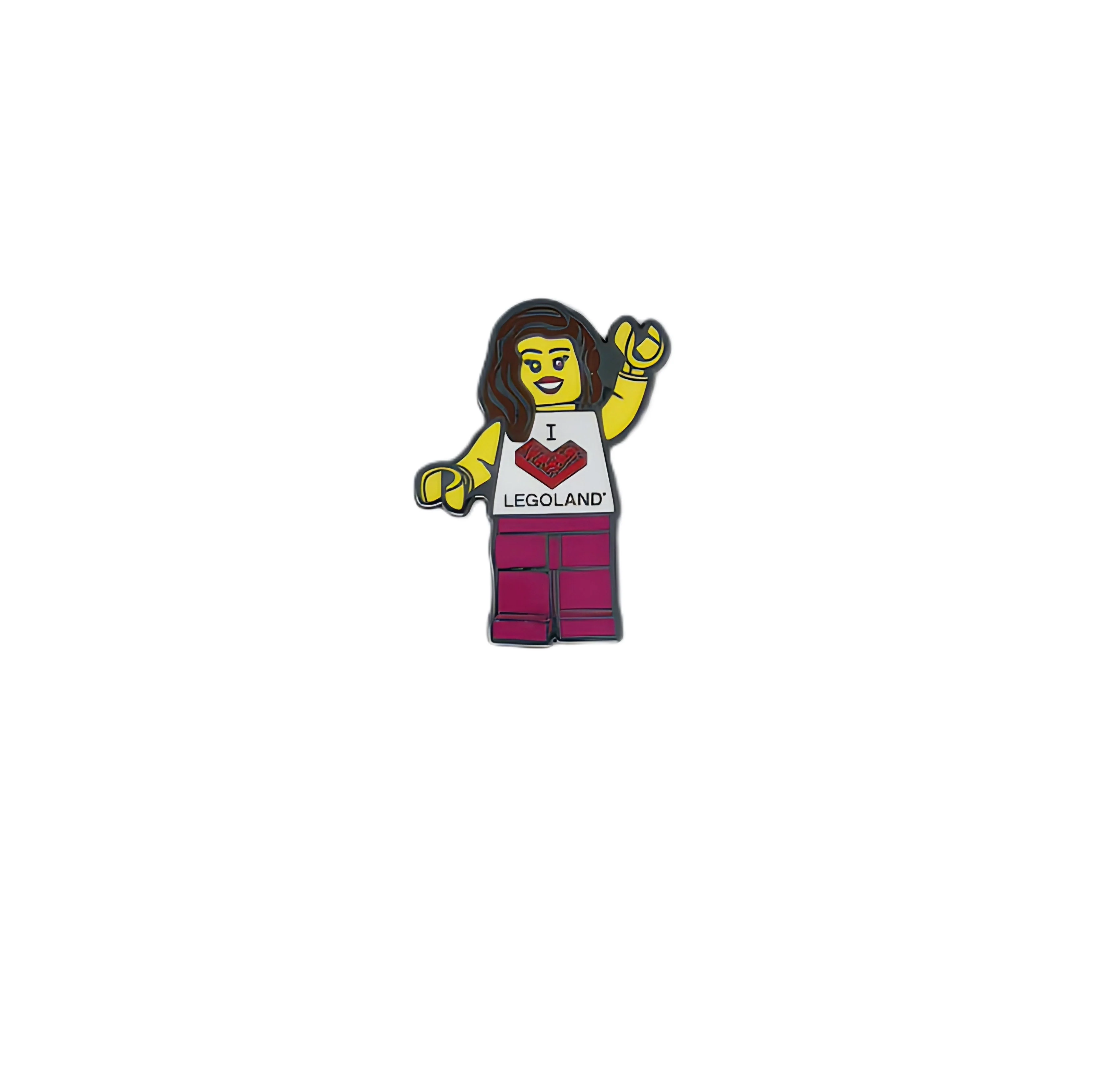 LEGOLAND® Exclusive LEGO® Minifigure™ Enamel Snap Button - Image 18